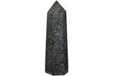 Polished, Indigo Gabbro Obelisk - Madagascar #181454-1